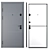 Moderna Metal Entrance Door Kit 3D model small image 3