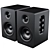 Sanyun SW208 Bluetooth Bookshelf Speakers 3D model small image 6