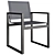Modern Aegean Dining Armchair Set 3D model small image 7