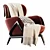 Elysia Lounge Chair | Modern Design 3D model small image 1