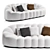 Mandarin-inspired Sofa "Peppo 3D model small image 1