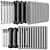 Radiators Set Bundle 3D model small image 6