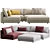 Elegant Katarina Sofa Design cJSON 3D model small image 1