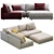 Elegant Katarina Sofa Design cJSON 3D model small image 3