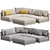 Elegant Katarina Sofa Design cJSON 3D model small image 4