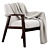 Mayview's Elegant Milton Armchair 3D model small image 1