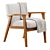 Mayview's Elegant Milton Armchair 3D model small image 3