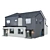 American House Low Poly Model 3D model small image 9