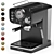 Dual Render Espresso Machine Set 3D model small image 1