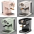 Dual Render Espresso Machine Set 3D model small image 3