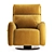 Modern Blanche Corso Armchair 3D model small image 2