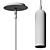 Sleek Mini Pendant Light 3D model small image 5