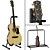 Premium Cort OC8 Acoustic Guitar 3D model small image 13