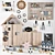 Child's Dream Ikea Furniture Set 3D model small image 1