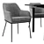 Cozy Dining Chair Set: Areal Table 3D model small image 3