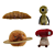 Furry Modle Toy Set 3D model small image 7