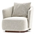 Sleek Modern Caspia Armchair 3D model small image 3