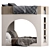 Stylish Arches Bunk Bed 3D model small image 1