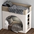 Stylish Arches Bunk Bed 3D model small image 3