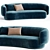 NOAH Sofa: Modern Comfort Seating 3D model small image 1