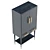 Odetta Bar Cabinet 3D Model 3D model small image 5