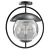 Modern Outdoor Flush Mount Light 3D model small image 1