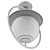 Modern Outdoor Flush Mount Light 3D model small image 6