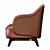 Contemporary Poliform Kaori Armchair 3D model small image 4