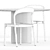  Elegant Ticino Chairs & Palais Royal Table 3D model small image 5