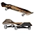  Skateboard Kit for Max 2017 3D model small image 1