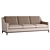 Mike Beige Sofa by Lavsit 3D model small image 3