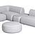 Modern Elegant Rene Sofa 3D 3D model small image 5