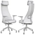 Ergonomic Office Chair with Armrests 3D model small image 5