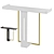 Elegant Black & Gold Console 3D model small image 2