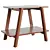 Modern Industrial Calgary Side Table 3D model small image 1