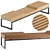 Vestre PORTO Bench 403, 240cm 3D model small image 1