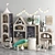 Castle Bookcase Children's Furnishing 3D model small image 1