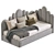 Modern Style Sofa-Bed 297 3D model small image 4