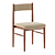 Petrie Upholstered Dining Chair 3D model small image 2