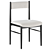 Petrie Upholstered Dining Chair 3D model small image 3