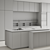 Modern Island Kitchen 3D Model 3D model small image 6