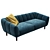 Kaza Bayton Sofa: Modern Comfort 3D model small image 2