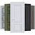 Classic Wood Door Set 3D model small image 6