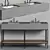 Concrete Double Vanity: West Elm 3D model small image 1