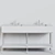 Concrete Double Vanity: West Elm 3D model small image 3