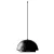 Elegant Black Metal Ceiling Lamp 3D model small image 3
