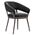 Modern Ray Dining Chair Set 3D model small image 1