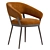 Modern Ray Dining Chair Set 3D model small image 4