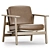 Contemporary Riva Armchair Design 3D model small image 2