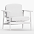 Contemporary Riva Armchair Design 3D model small image 5